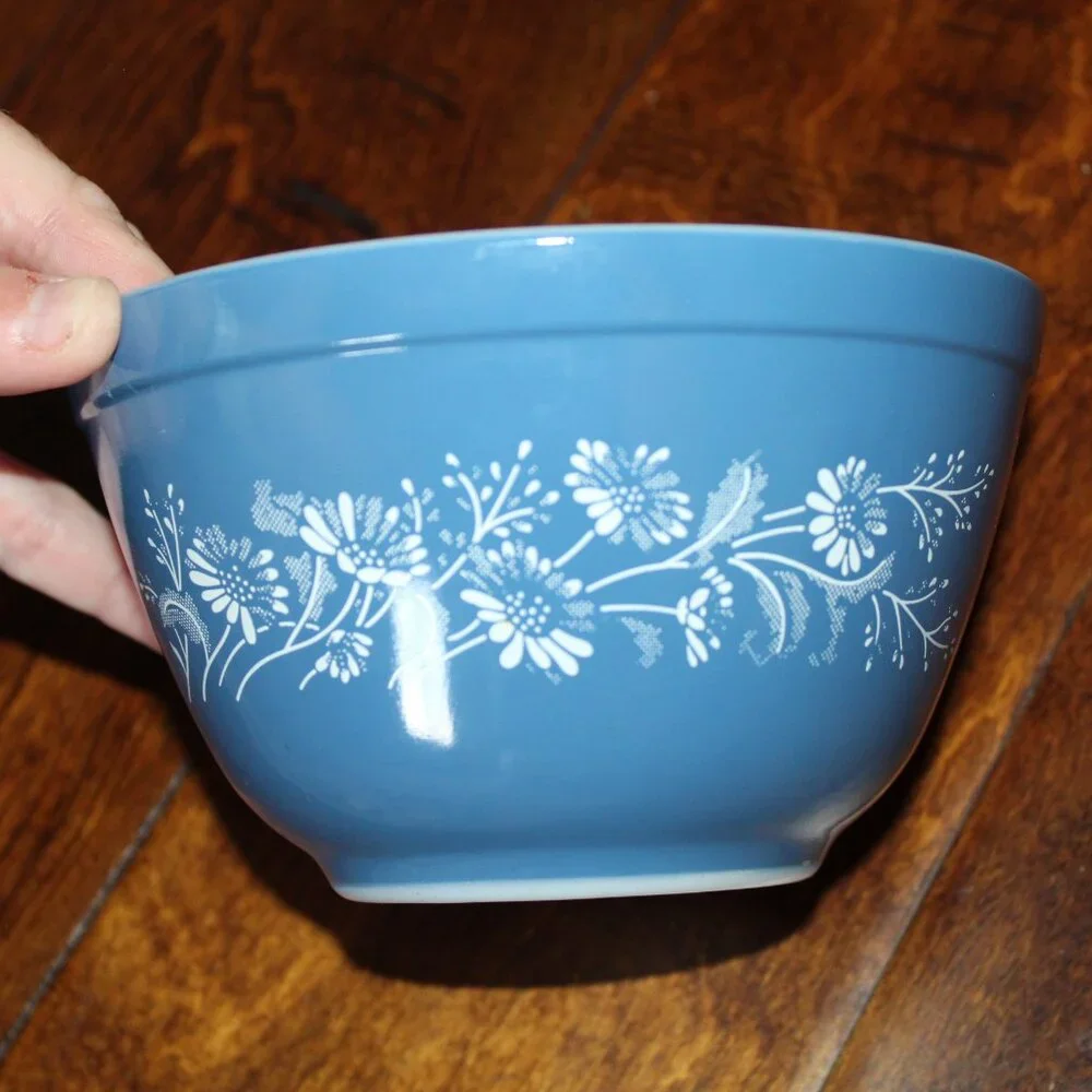 Vintage Pyrex Colonial Mist Mixing Bowl Set of 3 (401 - 403)
